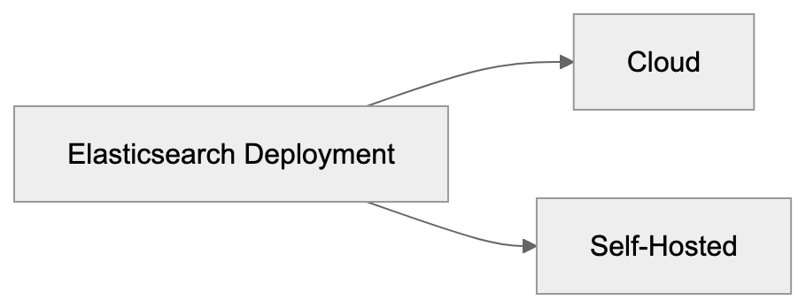 Cloud vs Self-Hosted Options Diagram